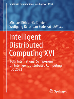 cover image of Intelligent Distributed Computing XVI